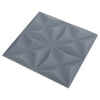 3D Wall Panels 24 pcs 50x50 cm Origami Grey 6 m²