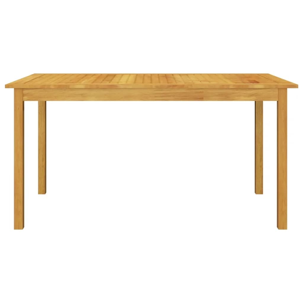 Garden Dining Set | Black | Solid acacia wood | 5 Piece