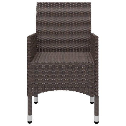 Garden Dining Set | Brown | Solid acacia wood | Large | Durable