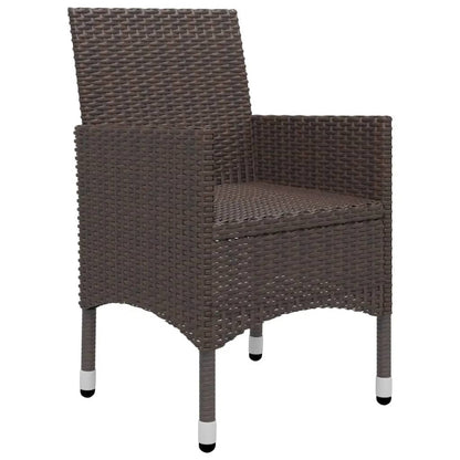 Garden Dining Set | Brown and Cream