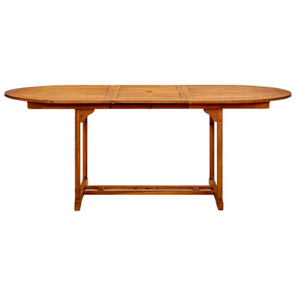 Garden Dining Set | Brown, Cream White
