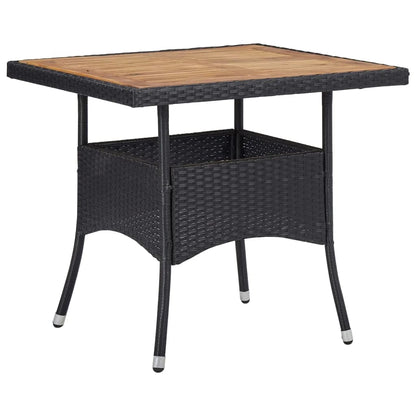 Garden Dining Set | Black, Cream White