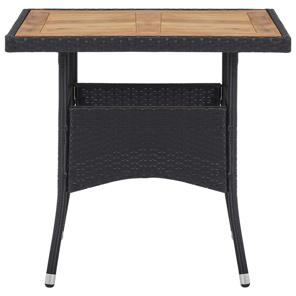Garden Dining Set | Black, Cream White