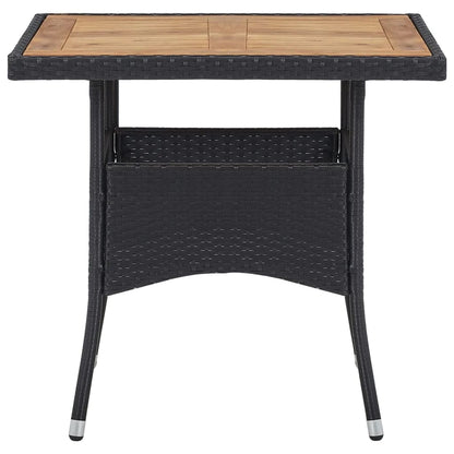 Garden Dining Set | Black, Cream White