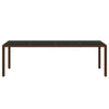11 Piece Garden Dining Set Poly Rattan Brown
