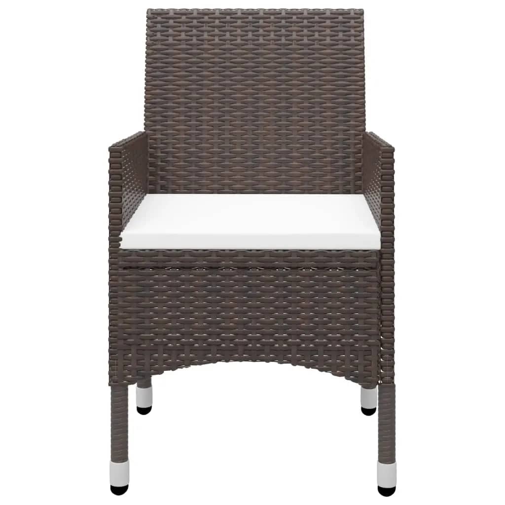 Garden Bistro Set | Brown, Cream White