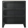 Storage Cabinets 2 pcs Grey 72x36x82 cm Metal and MDF