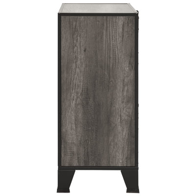 Storage Cabinets 2 pcs Grey 72x36x82 cm Metal and MDF