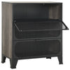 Storage Cabinets 2 pcs Grey 72x36x82 cm Metal and MDF