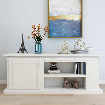 Mini Sliding Cabinet Door Kit Carbon Steel White 200 cm