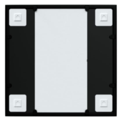 Wall Mirror Black 40x40 cm Metal