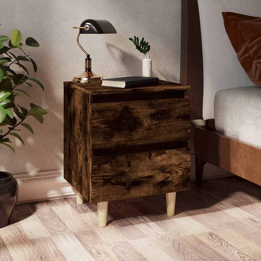 Bed Cabinet | Set of 2 | Smoked oak