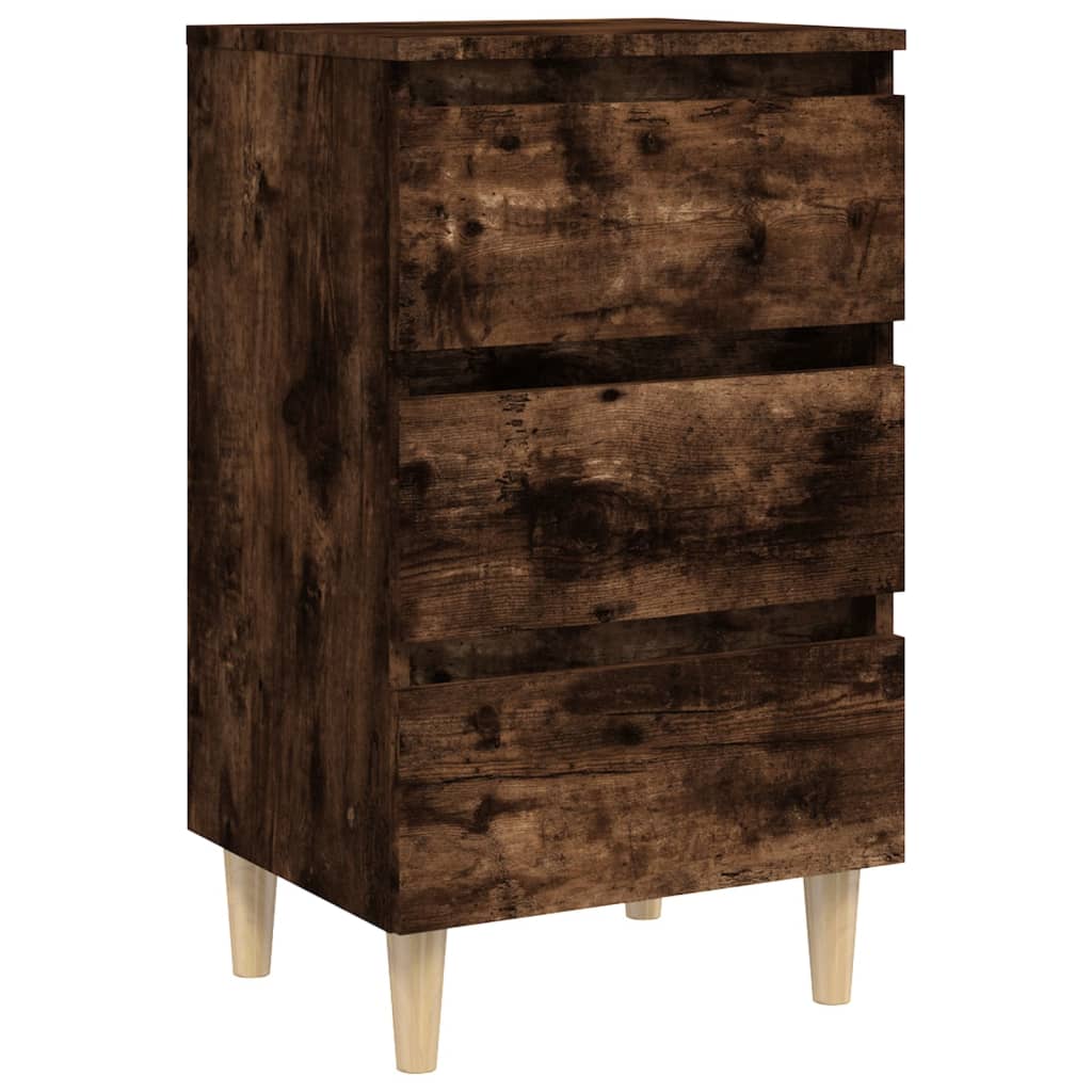 Bed Cabinet | Smoked oak | Engineered wood, Solid eucalyptus wood