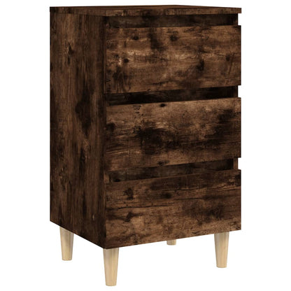 Bed Cabinet | Smoked oak | Engineered wood, Solid eucalyptus wood