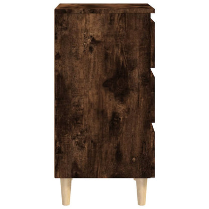 Bed Cabinet | Smoked oak | Engineered wood, Solid eucalyptus wood