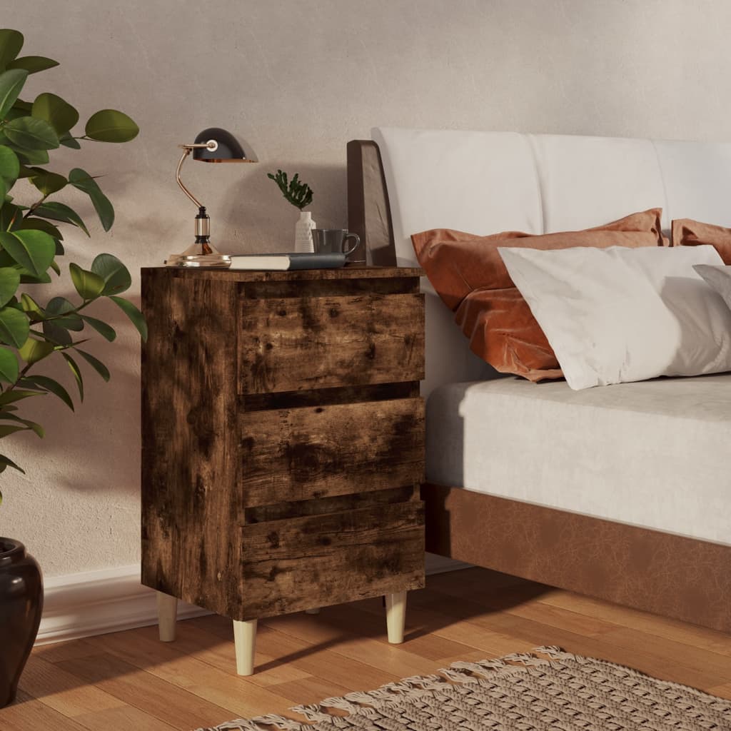 Bed Cabinet | Set of 2 | Smoked oak