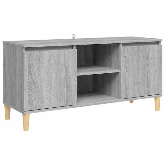 TV Cabinet | Grey Sonoma | Engineered Wood | Medium | TV Cabinet