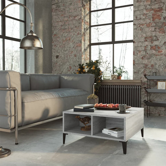 Coffee Table | Grey sonoma | Engineered wood, metal | Medium