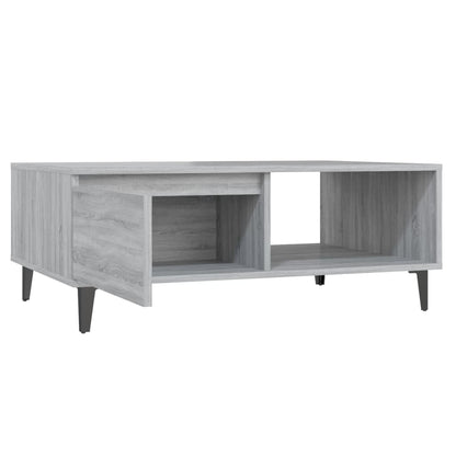 Coffee Table Grey Sonoma 90x60x35 cm Engineered Wood