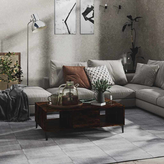 Coffee Table | Smoked oak | Engineered wood, metal | Medium