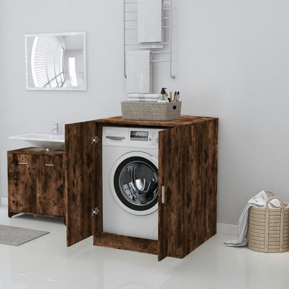 Washing Machine Cabinet Smoked Oak 71x71.5x91.5cm