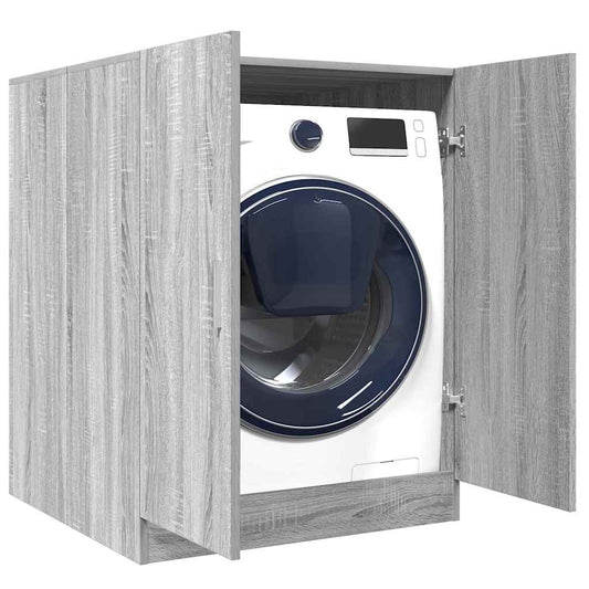 Washing Machine Cabinet Grey sonoma 71x71.5x91.5 cm