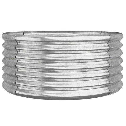 Garden Planter | Silver | Powder-coated steel | Standard | Durable