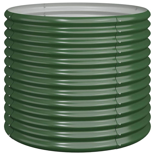 Garden Planter | Green | Powder-coated steel | Medium | Durable