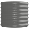 Garden Raised Bed Powder-coated Steel 59.8"x15.7"x14.2" Gray