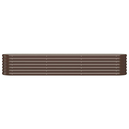 Garden Raised Bed | Brown | Powder-coated steel | Large | Durable