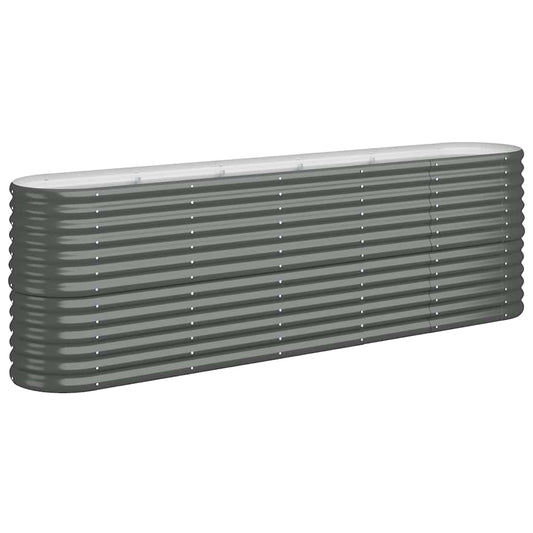 Garden Raised Bed | Anthracite | Powder-coated steel | Large | Durable