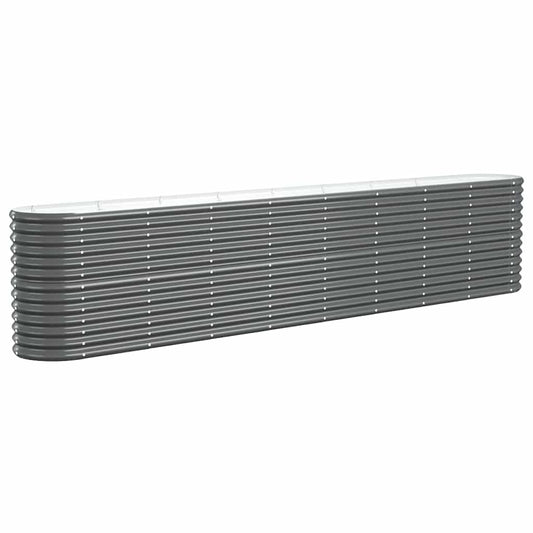 Garden Raised Bed | Anthracite | Powder-coated steel | Large |  Durable