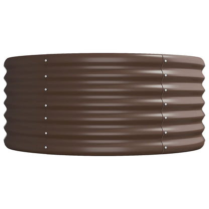 Garden Raised Bed | Brown | Powder-coated steel | Large | Durable