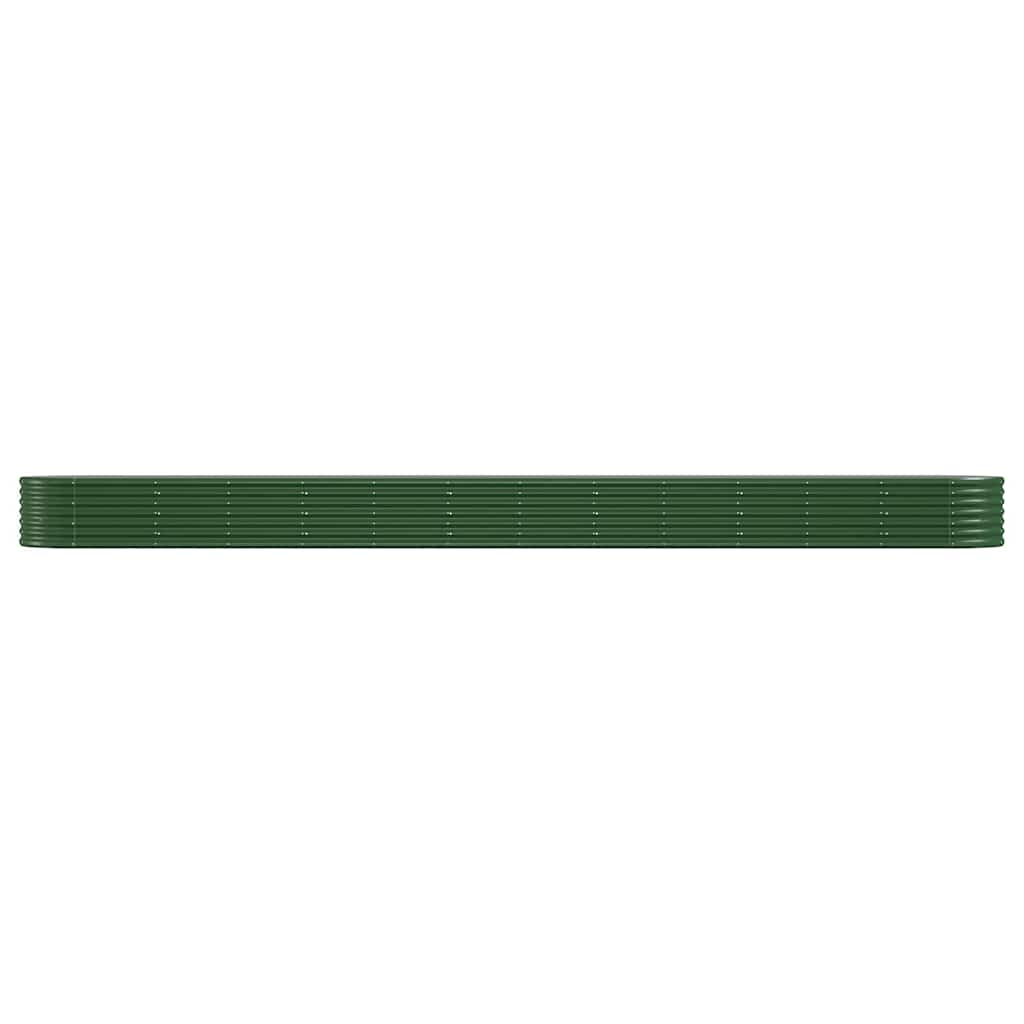 Garden Raised Bed | Green | Powder-coated steel | Large | Durable