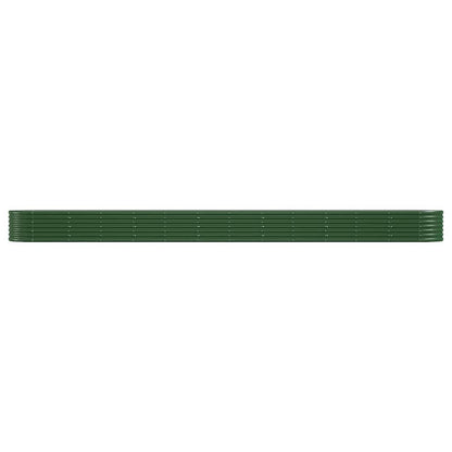Garden Raised Bed | Green | Powder-coated steel | Large | Durable