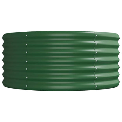Garden Raised Bed | Green | Powder-coated steel | Large | Durable