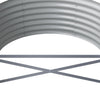 Garden Raised Bed Powder-coated Steel 512x80x36 cm Brown