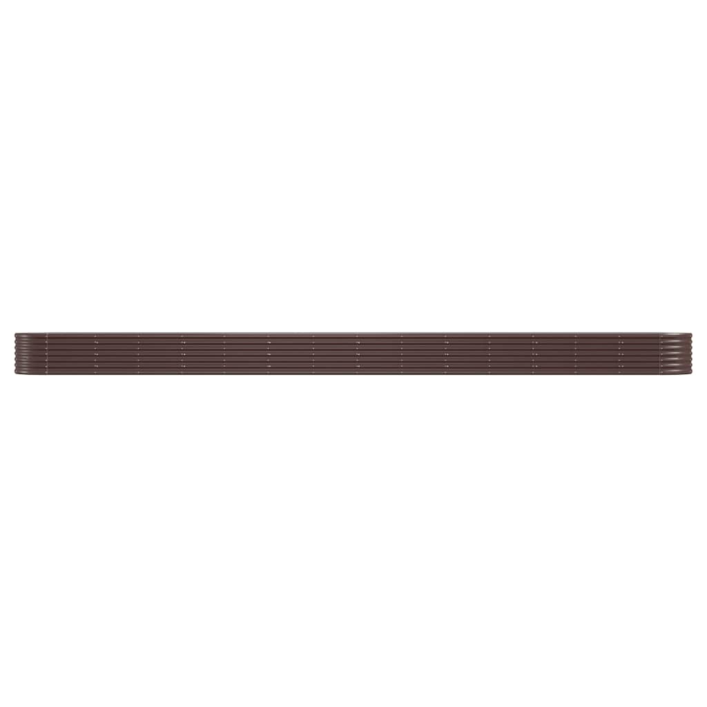 Garden Raised Bed | Brown | Powder-coated steel | Large | Durable