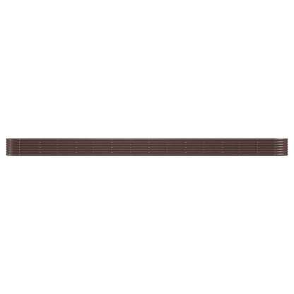 Garden Raised Bed | Brown | Powder-coated steel | Large | Durable