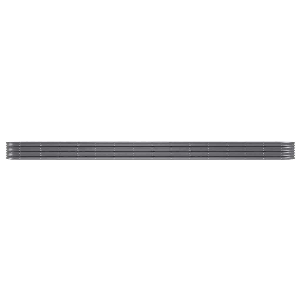 Garden Raised Bed | Anthracite | Powder-coated Steel | Large | Durable