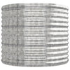 Garden Raised Bed Powder-coated Steel 88.2"x31.5"x26.8" Silver