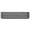 Garden Raised Bed Powder-coated Steel 116.5"x31.5"x26.8" Gray