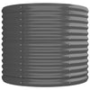 Garden Raised Bed Powder-coated Steel 116.5"x31.5"x26.8" Gray