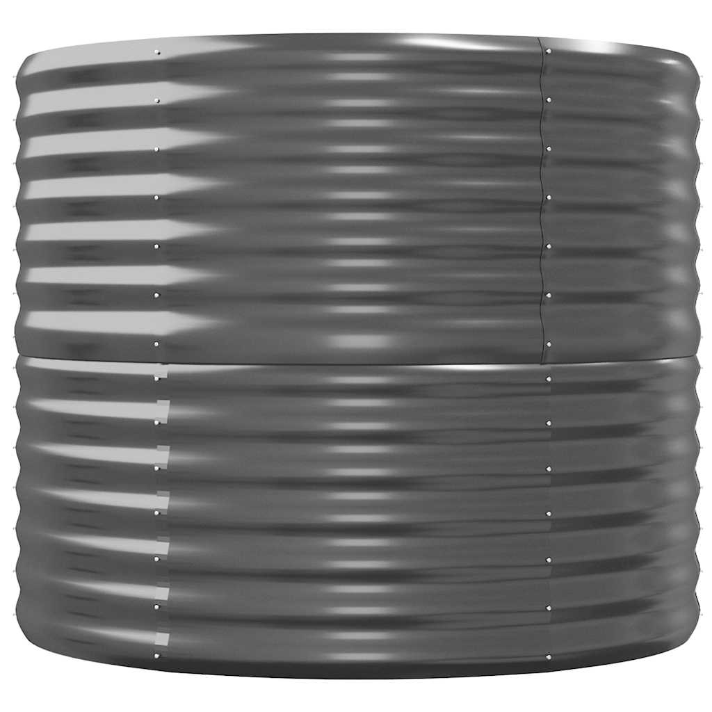 Garden Raised Bed Galvanized Steel 144.9"x31.5"x26.8" Anthracite