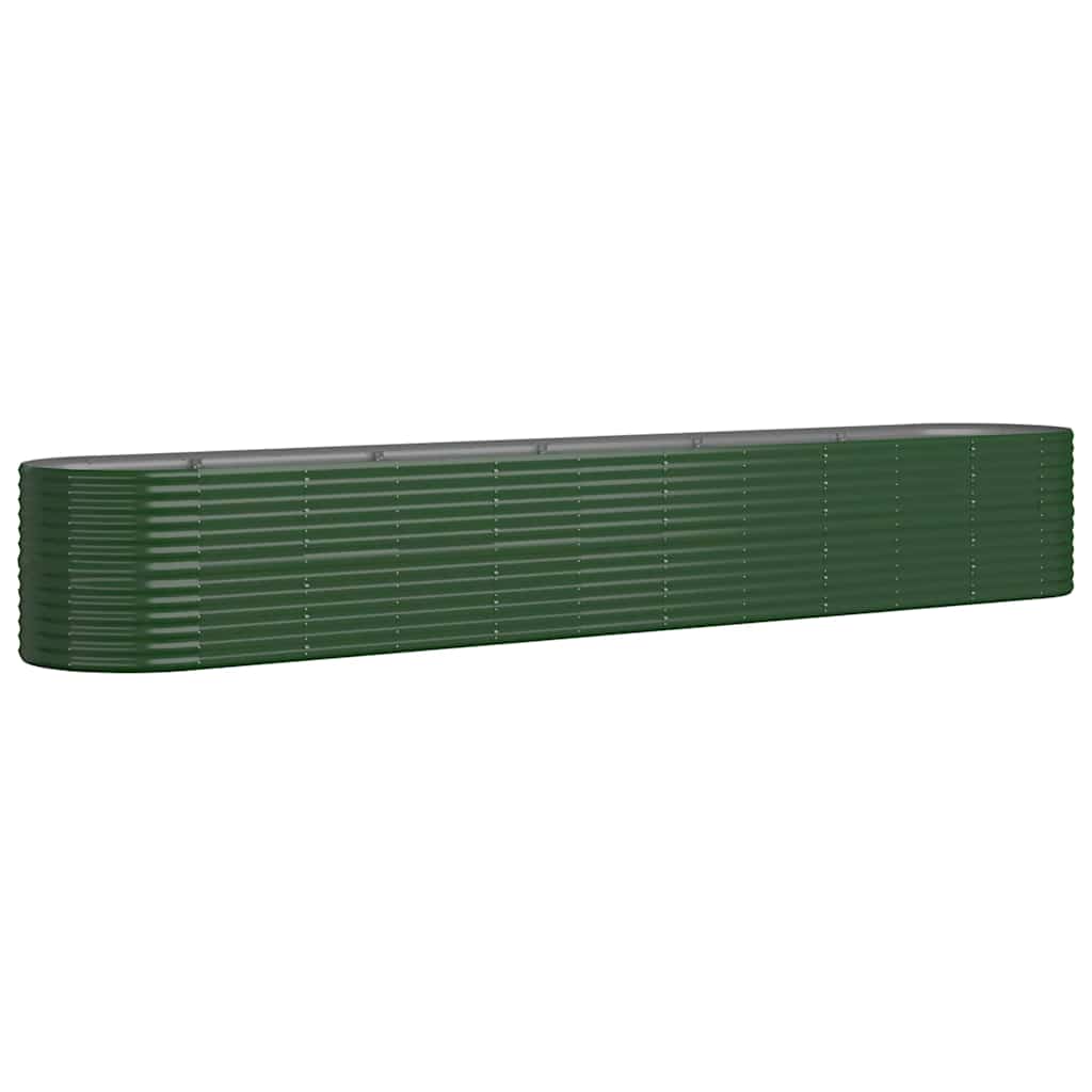 Garden Raised Bed | Green | Powder-coated steel | Extra Large | Durable