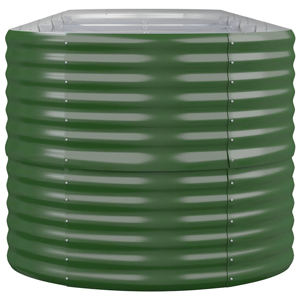Garden Raised Bed | Green | Powder-coated steel | Extra Large | Durable