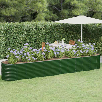Garden Raised Bed | Green | Powder-coated steel | Extra Large | Durable