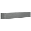 Garden Raised Bed Powder-coated Steel 173.2"x31.5"x26.8" Gray