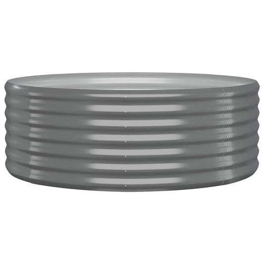 Garden Raised Bed | Grey | Powder-coated steel | Medium | Durable