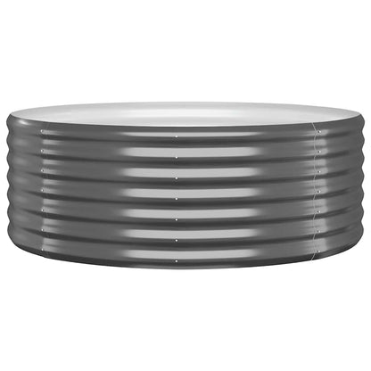Garden Raised Bed | Anthracite | Powder-coated steel | 100 cm diameter